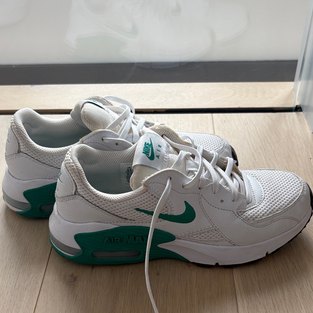 Nike Air Max White with Teal Accents